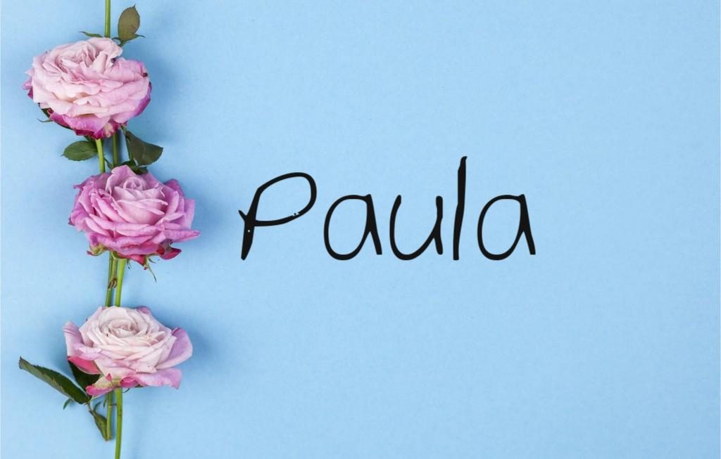 Origen del nombre Paula