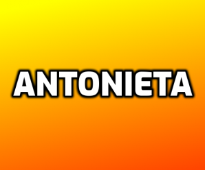 nombre Antonieta