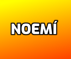 Significado del nombre Noemí