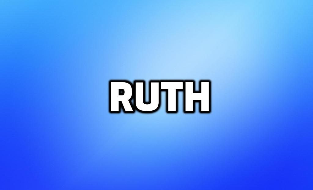 Significado del nombre Ruth