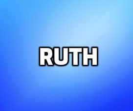 Significado del nombre Ruth