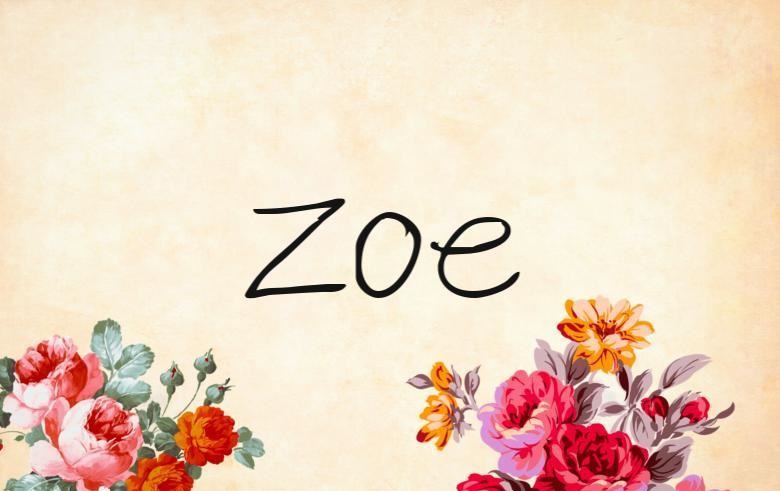 Significado del nombre Zoe