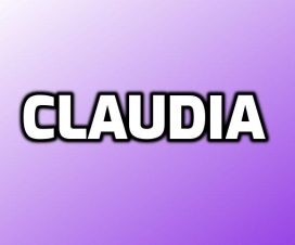 nombre-claudia