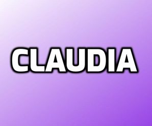 nombre Claudia
