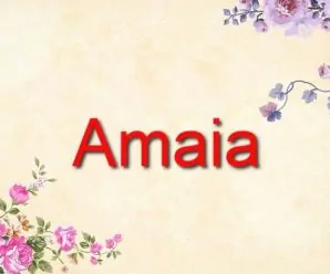 significado de nombre Amaia nombre Amaia