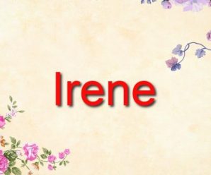 significado de nombre Irene nombre Irene