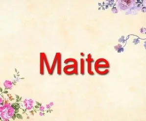 significado de nombre Maite nombre Maite
