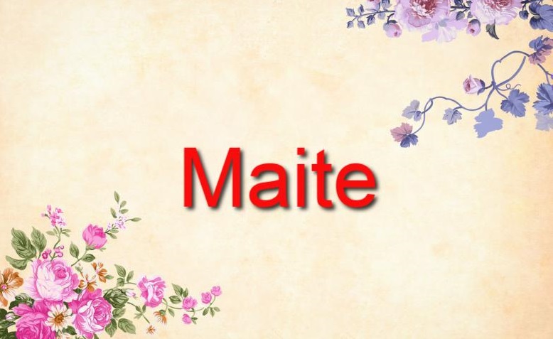 Origen del nombre Maite