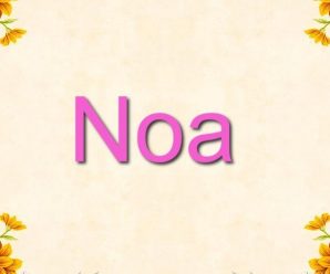 Significado De Noa Nombres De Mujer