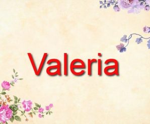 nombre Valeria