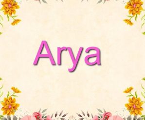 significado de nombre Arya nombre Arya