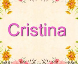 Significado del nombre Cristina