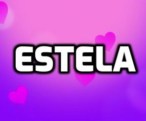 nombre Estela