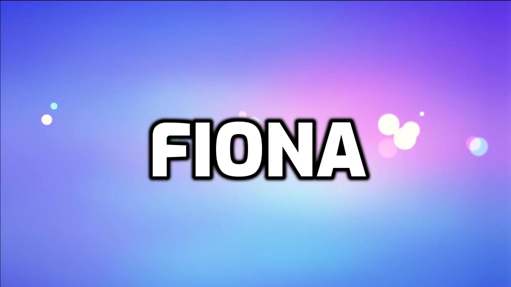 Origen del nombre Fiona