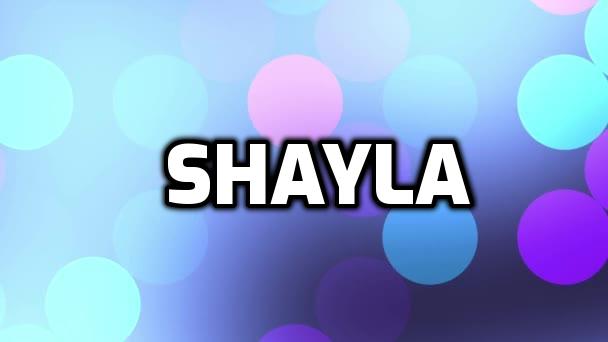 Origen del nombre Shayla