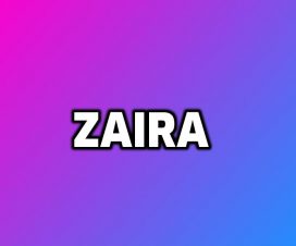 Significado del nombre Zaira