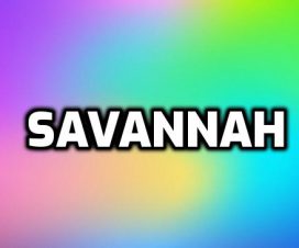 Origen del nombre Savannah