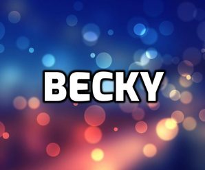 significado de nombre Becky nombre Becky
