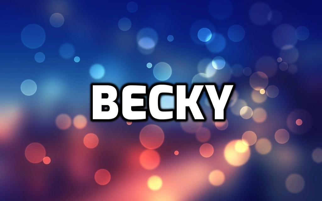 Significado del nombre Becky